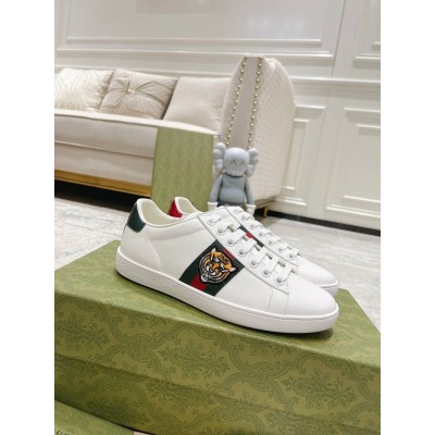 Gucci Men Ace Sneakers with Embroidered Tiger