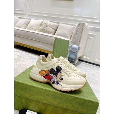 Gucci Men Disney X Gucci Mickey Mouse Rhyton Sneakers