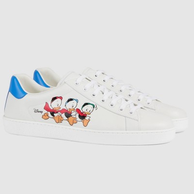 Gucci Men Disney x Gucci Donald Duck Ace Sneakers