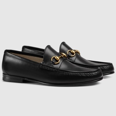 Gucci Men Horsebit 1953 Loafer in Black Leather