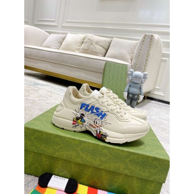 Gucci Women Disney x Gucci Donald Duck Rhyton Sneakers