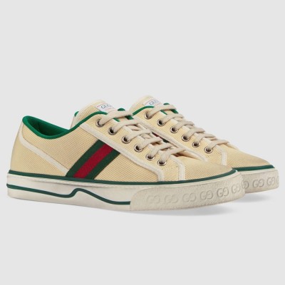 Gucci Women Tennis 1977 Sneakers in Cotton with Web