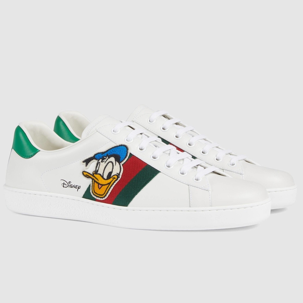 Gucci x Disney Men Donald Duck Ace Sneakers